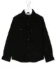 الصورة 1 من Givenchy Kids قميص مخملي مضلع بأكمام طويلة
