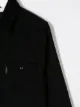 Givenchy Kids قميص مخملي مضلع بأكمام طويلة