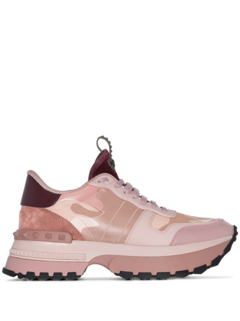 valentino rock runner pink