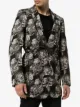 Comme Des Garçons Homme Plus Buy Or Die jacquard blazer