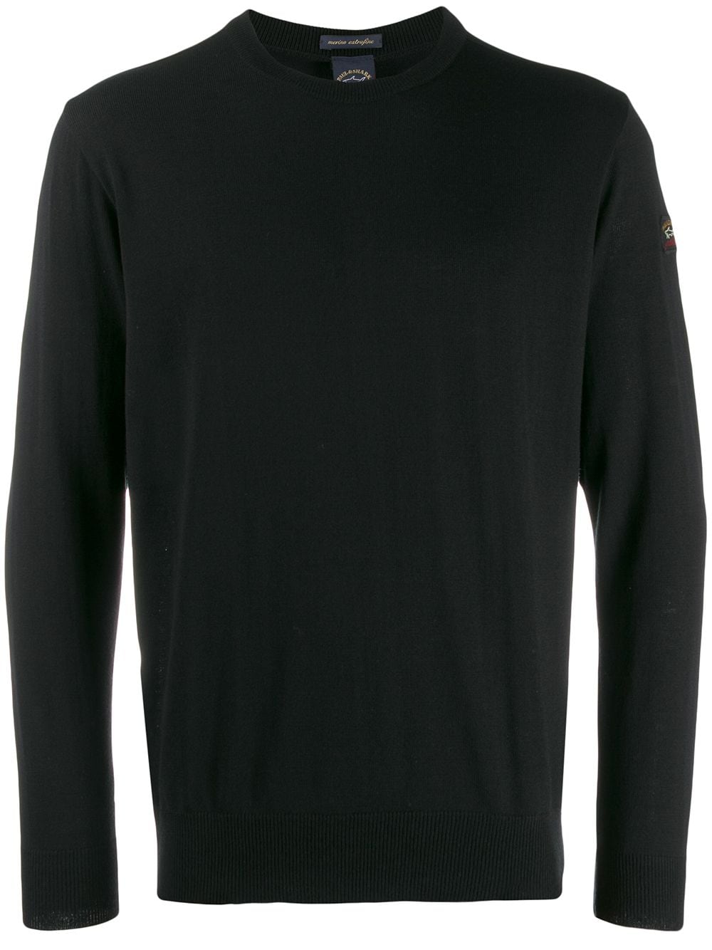 

Paul & Shark sudadera con parche del logo - Negro