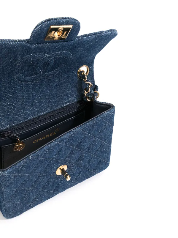 blue jean chanel bag