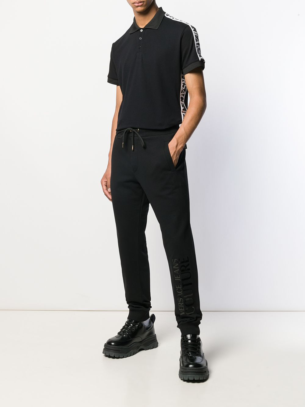 фото Versace Jeans Couture спортивные брюки с логотипом