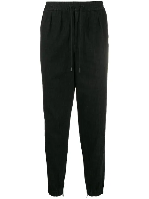 Zegna drawstring tapered jeans