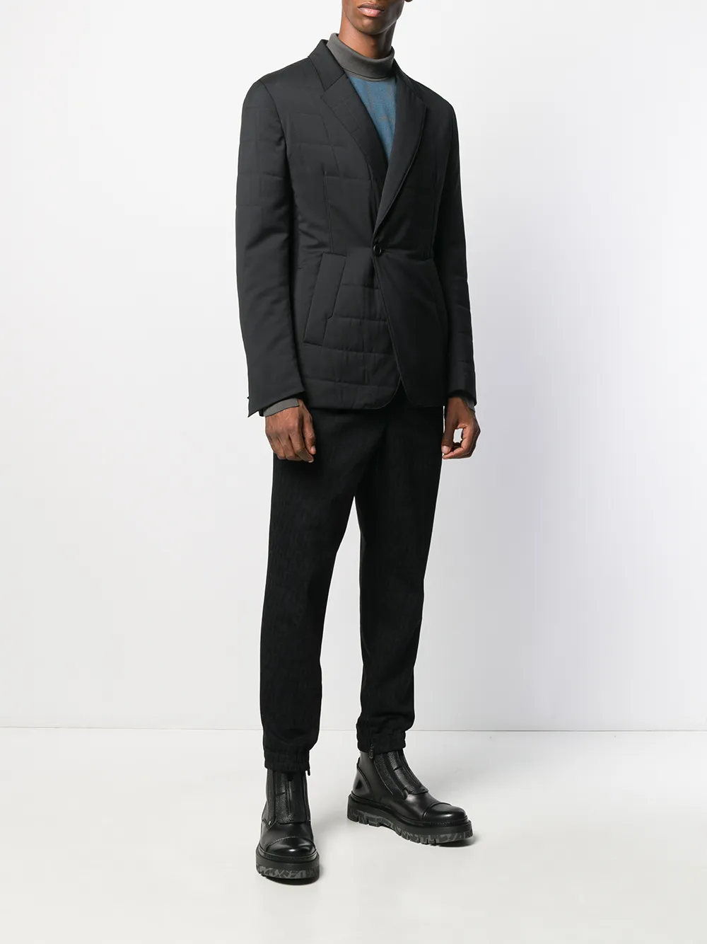 Zegna Jeans met toelopende pijpen - Zwart
