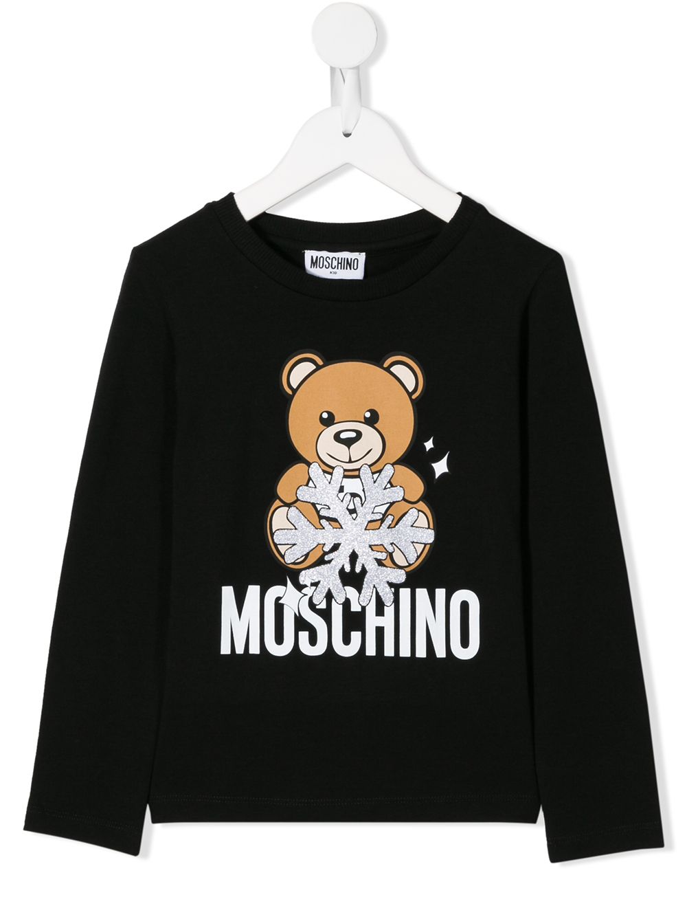 фото Moschino kids толстовка teddy bear с логотипом