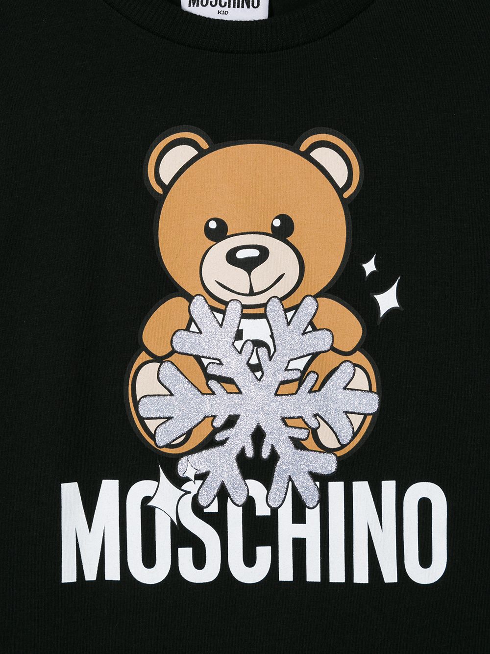 фото Moschino kids толстовка teddy bear с логотипом