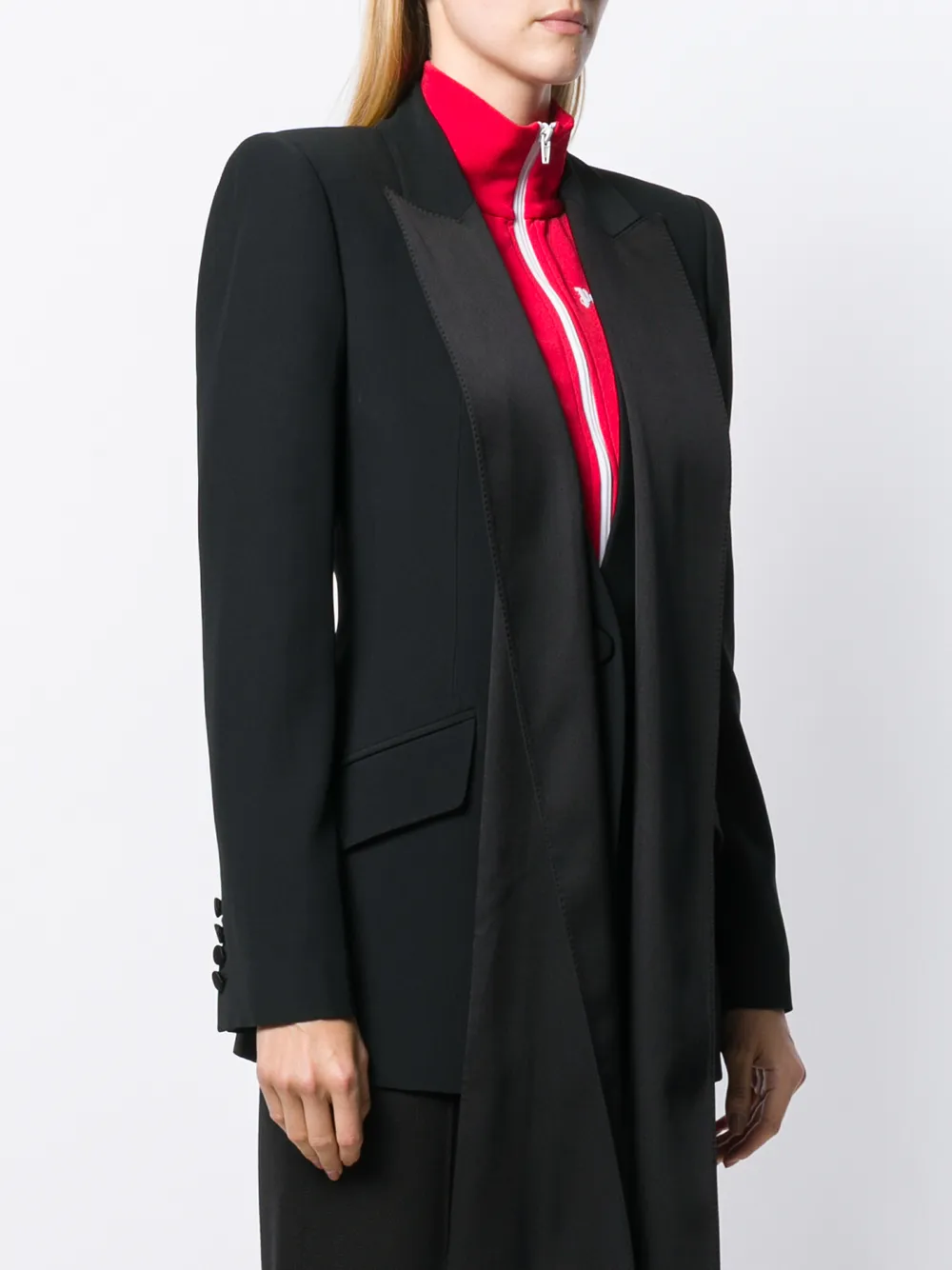 Alexander Mcqueen Verzierter Blazer   Schwarz 
