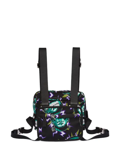 PRADA FRANKENSTEIN PRINT SHOULDER BAG