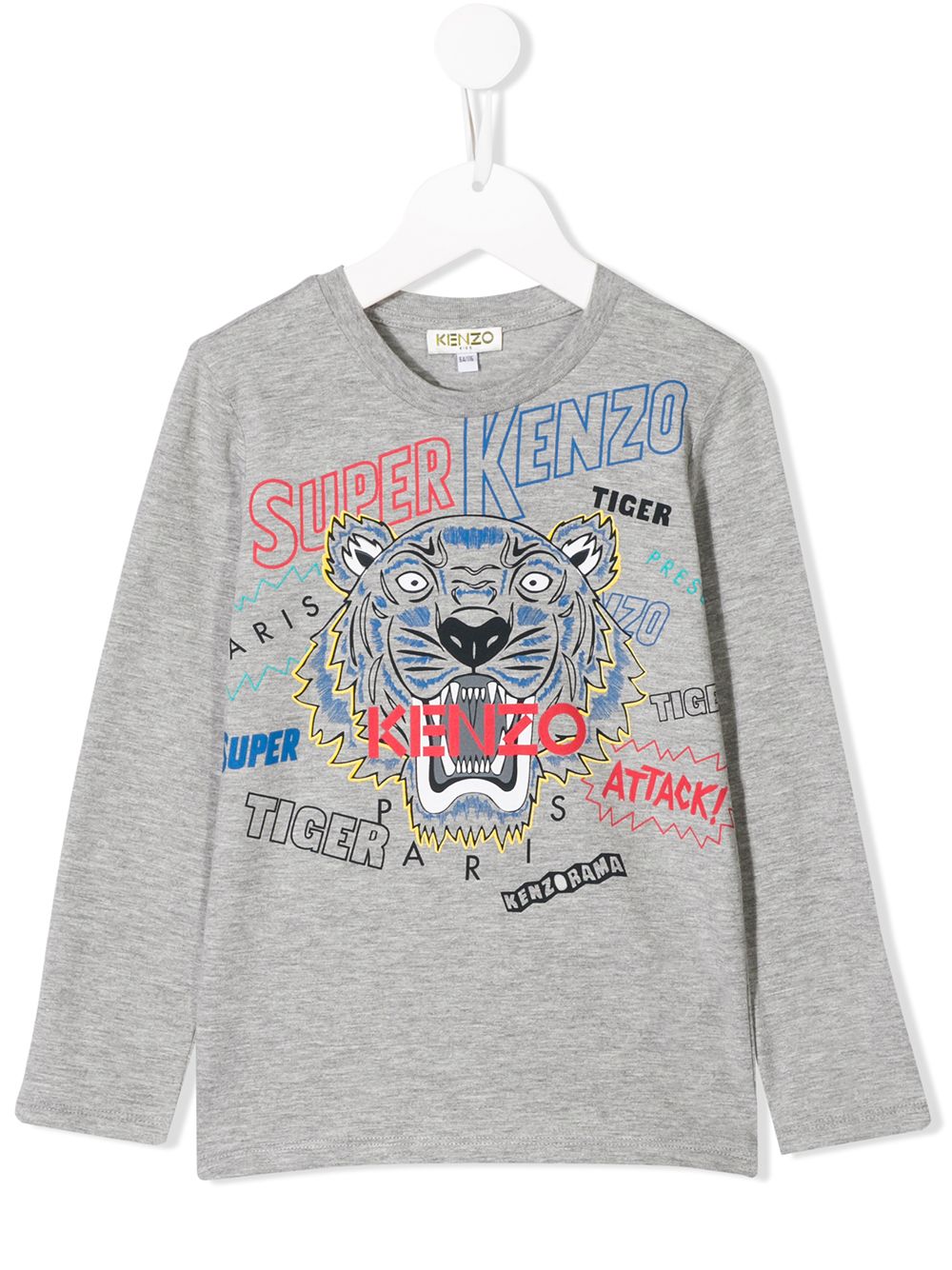 фото Kenzo kids футболка с логотипом