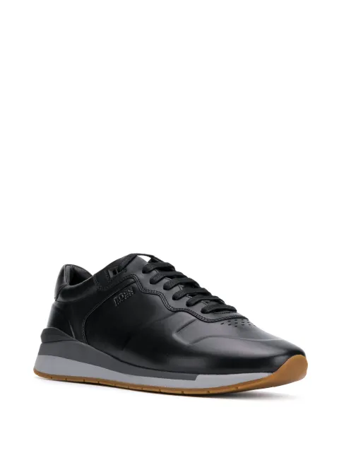 BOSS HUGO BOSS LOW TOP WEDGE SOLE SNEAKERS