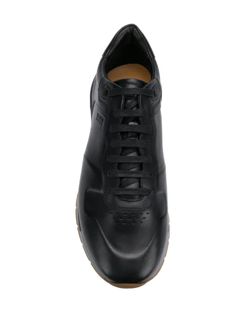 BOSS HUGO BOSS LOW TOP WEDGE SOLE SNEAKERS