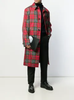 alexander mcqueen tartan coat