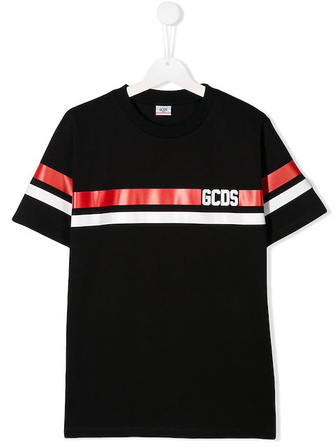 GCDS LOGO STRIPE T-SHIRT
