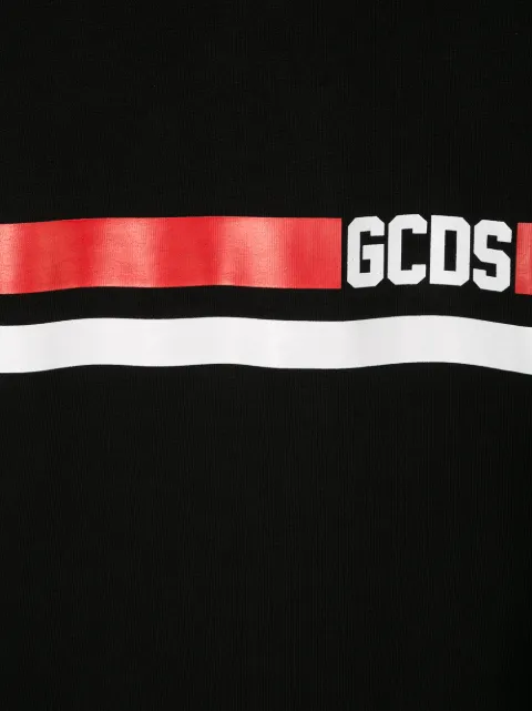 GCDS LOGO STRIPE T-SHIRT