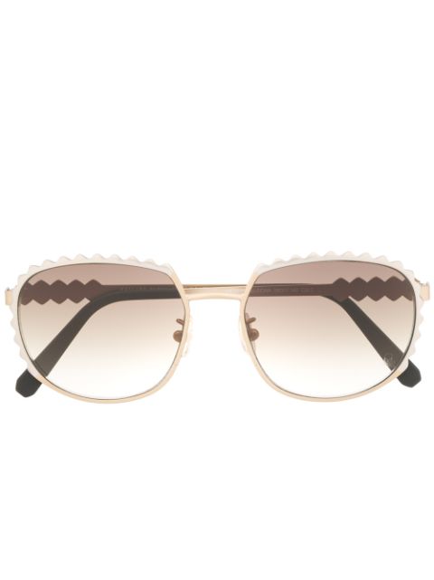 Philipp Plein scalloped frame sunglasses Women