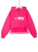 الصورة 1 من Diesel Kids كنزة بغطاء رأس وطبعة شعار