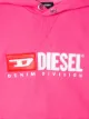 Diesel Kids كنزة بغطاء رأس وطبعة شعار