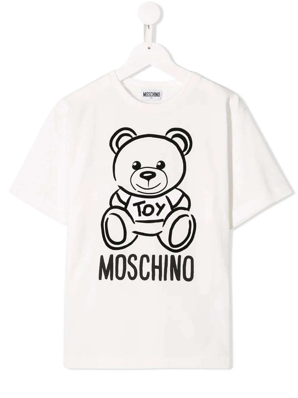 фото Moschino kids футболка с логотипом