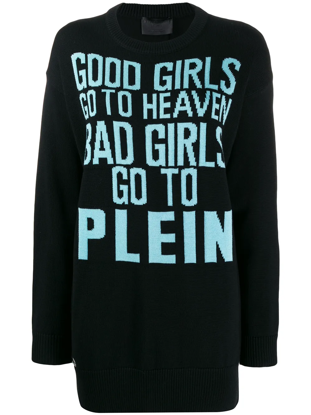 Philipp Plein Good Girls longline jumper | Black | Image 1