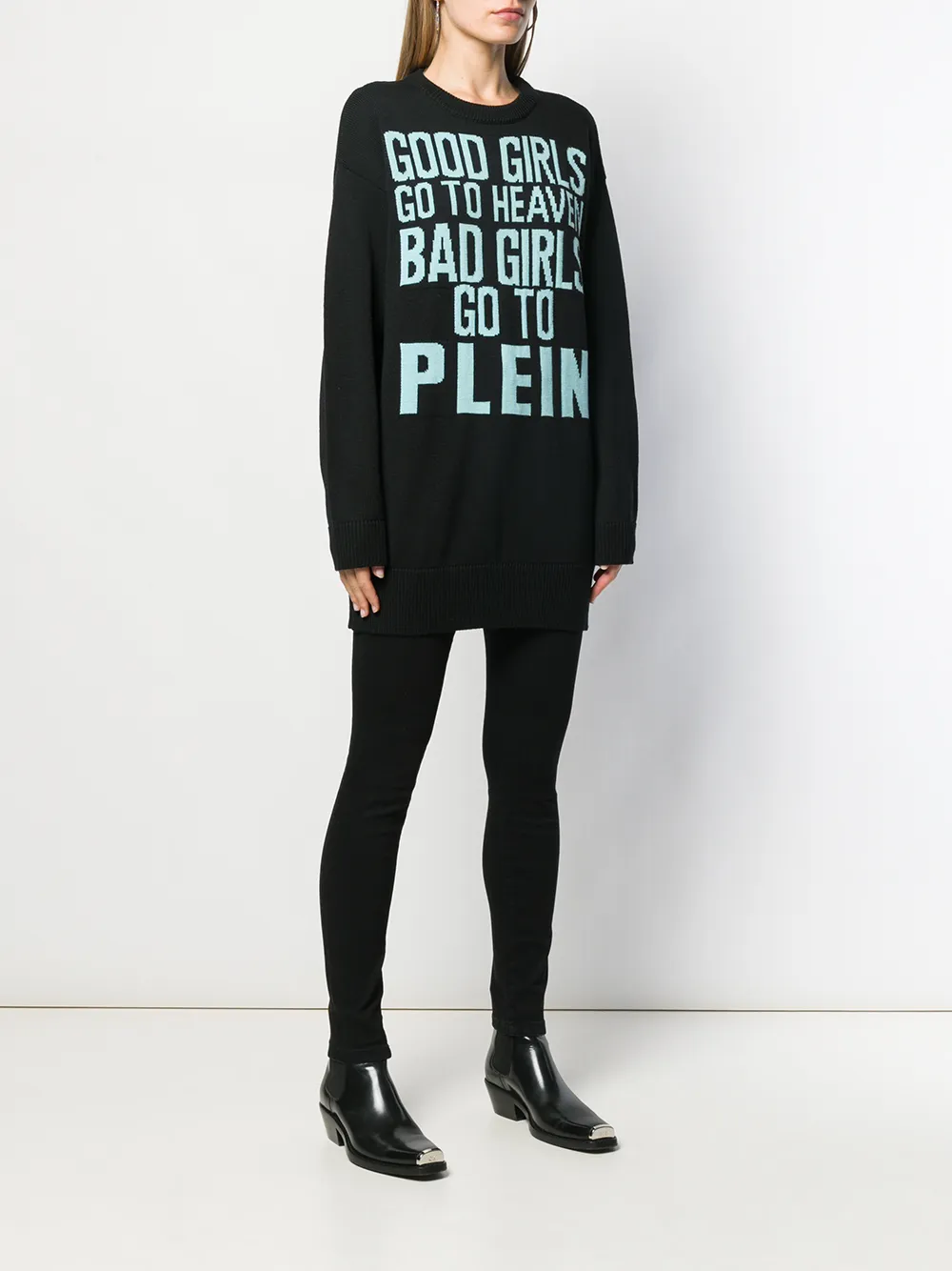  Philipp Plein 'good Girls' Pullover   Schwarz 