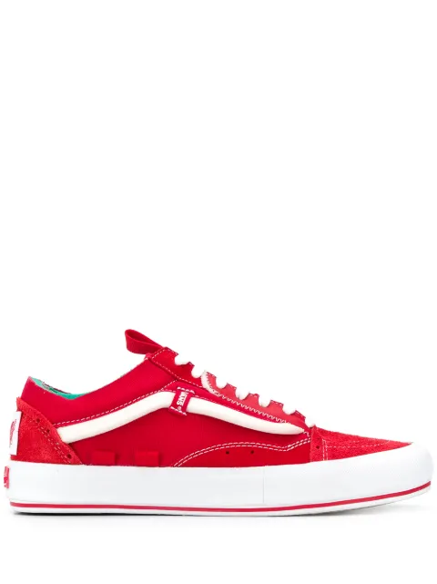 Click to view more detailed imagery on our partner's website Vans Cap Lx Regrind Sneakers In Racing Red/trwht
