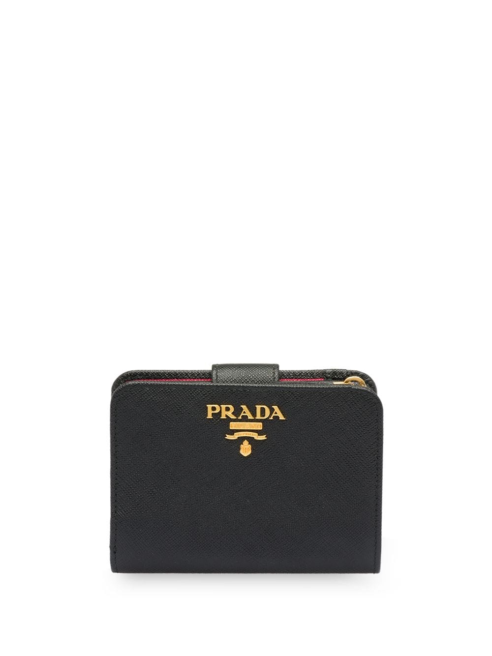 Prada Portemonnee van Saffiano leer - Zwart