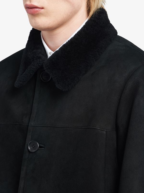 prada mens peacoat