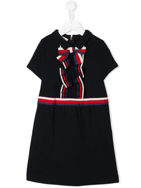 GUCCI striped detail casual dress