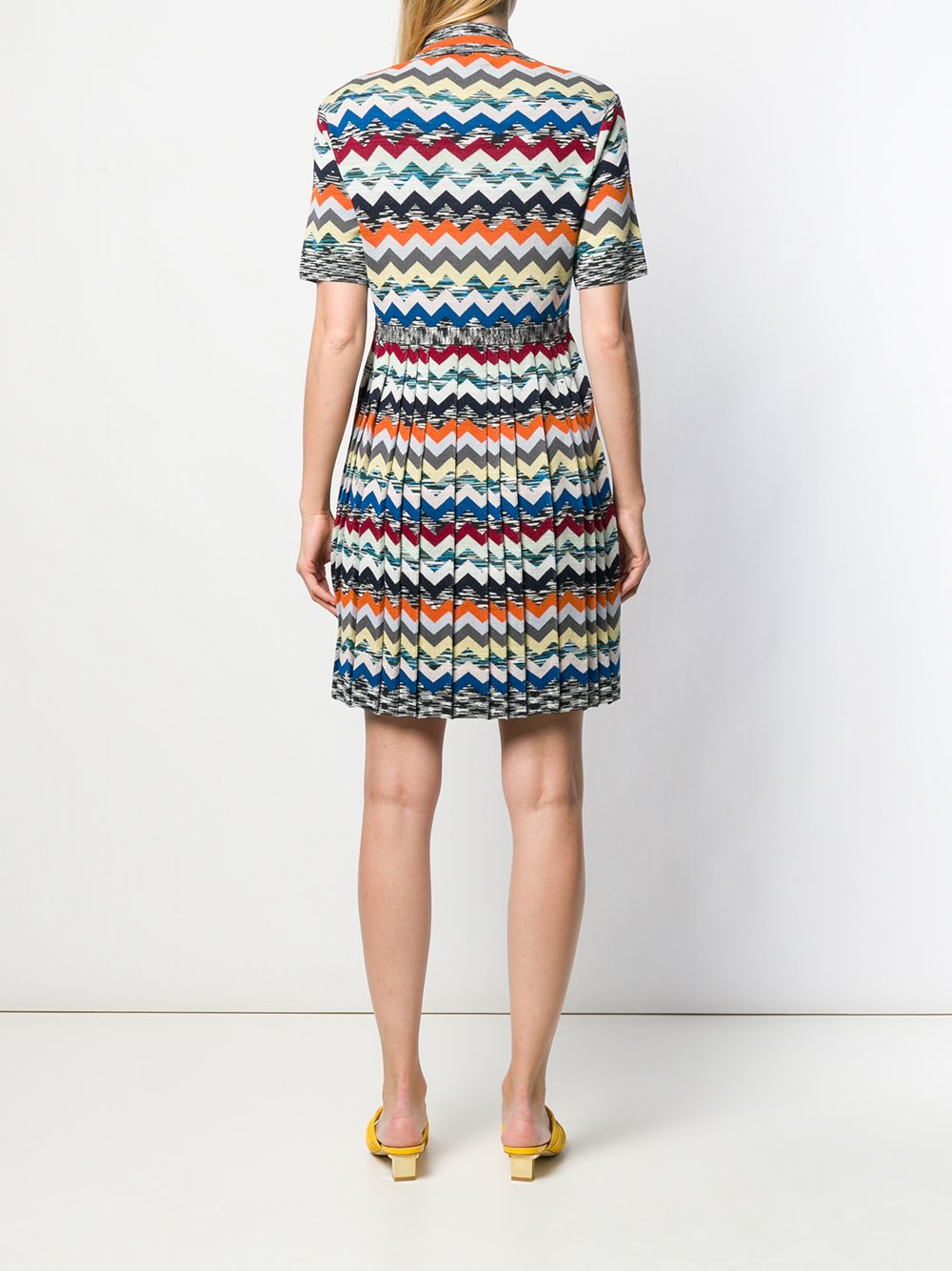 фото Missoni трикотажное платье с узором шеврон