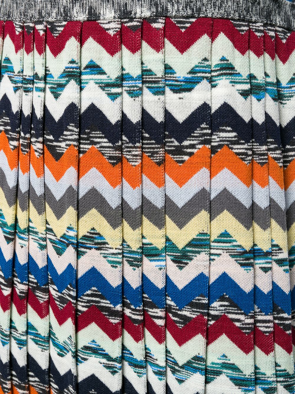 фото Missoni трикотажное платье с узором шеврон