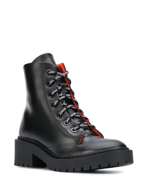 kenzo lace up boots