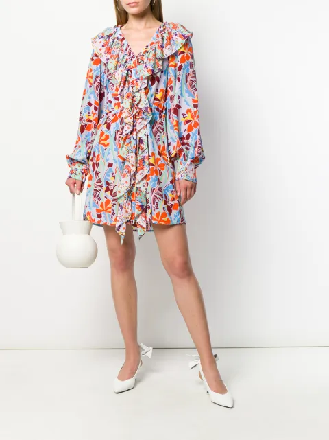 daffodil print dress