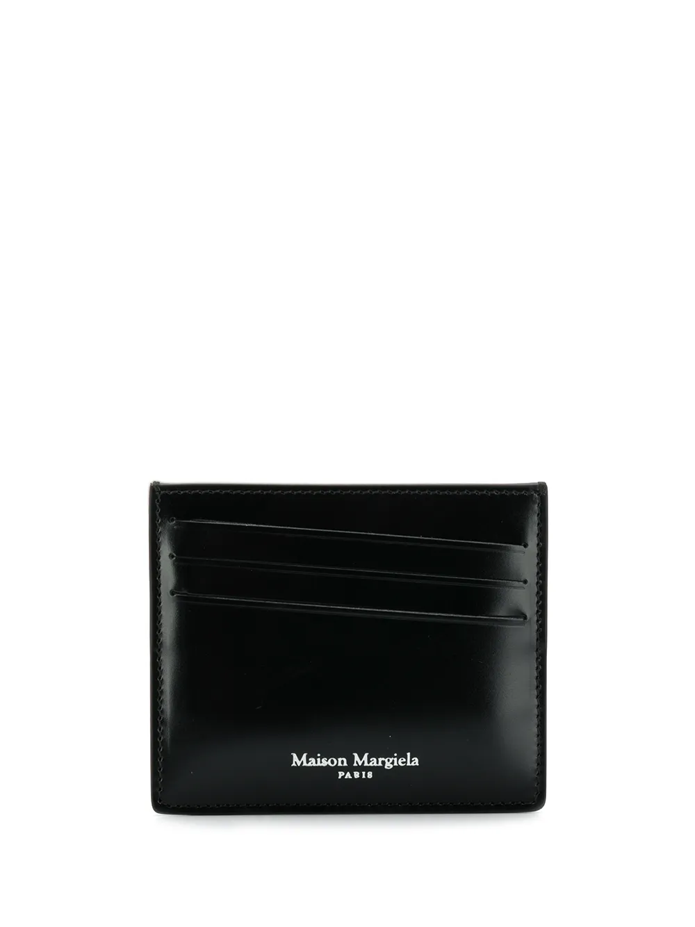 

Maison Margiela embossed logo card holder - Black