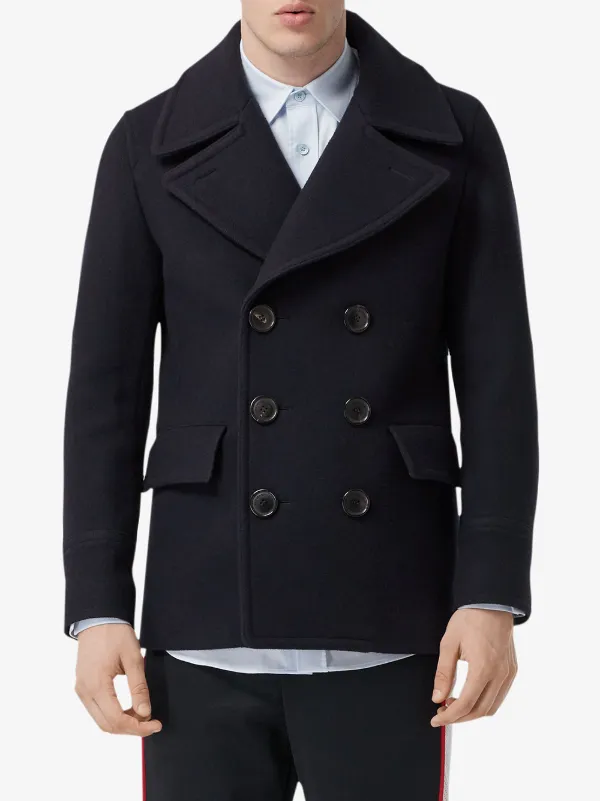 burberry peacoat mens