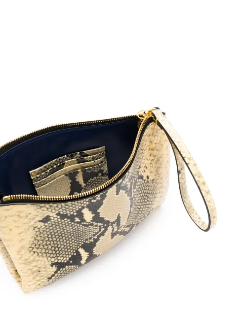 Marni Python Print Clutch - Neutrals