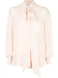 Givenchy pussycat bow blouse - Pink