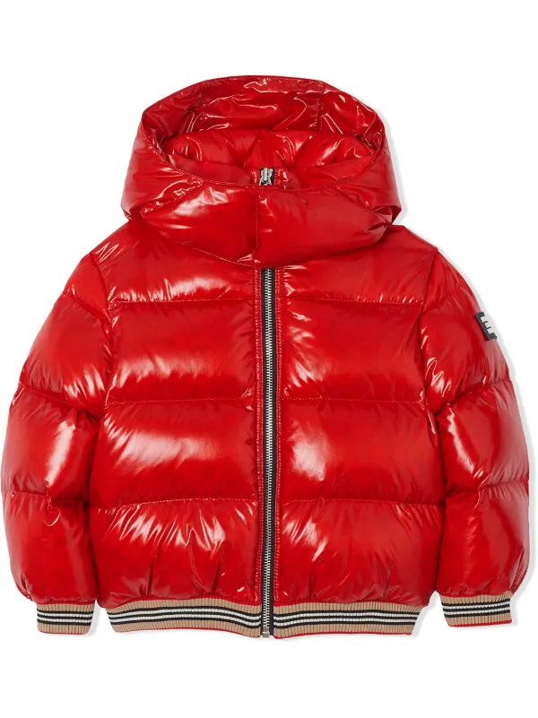 burberry jacket kids red