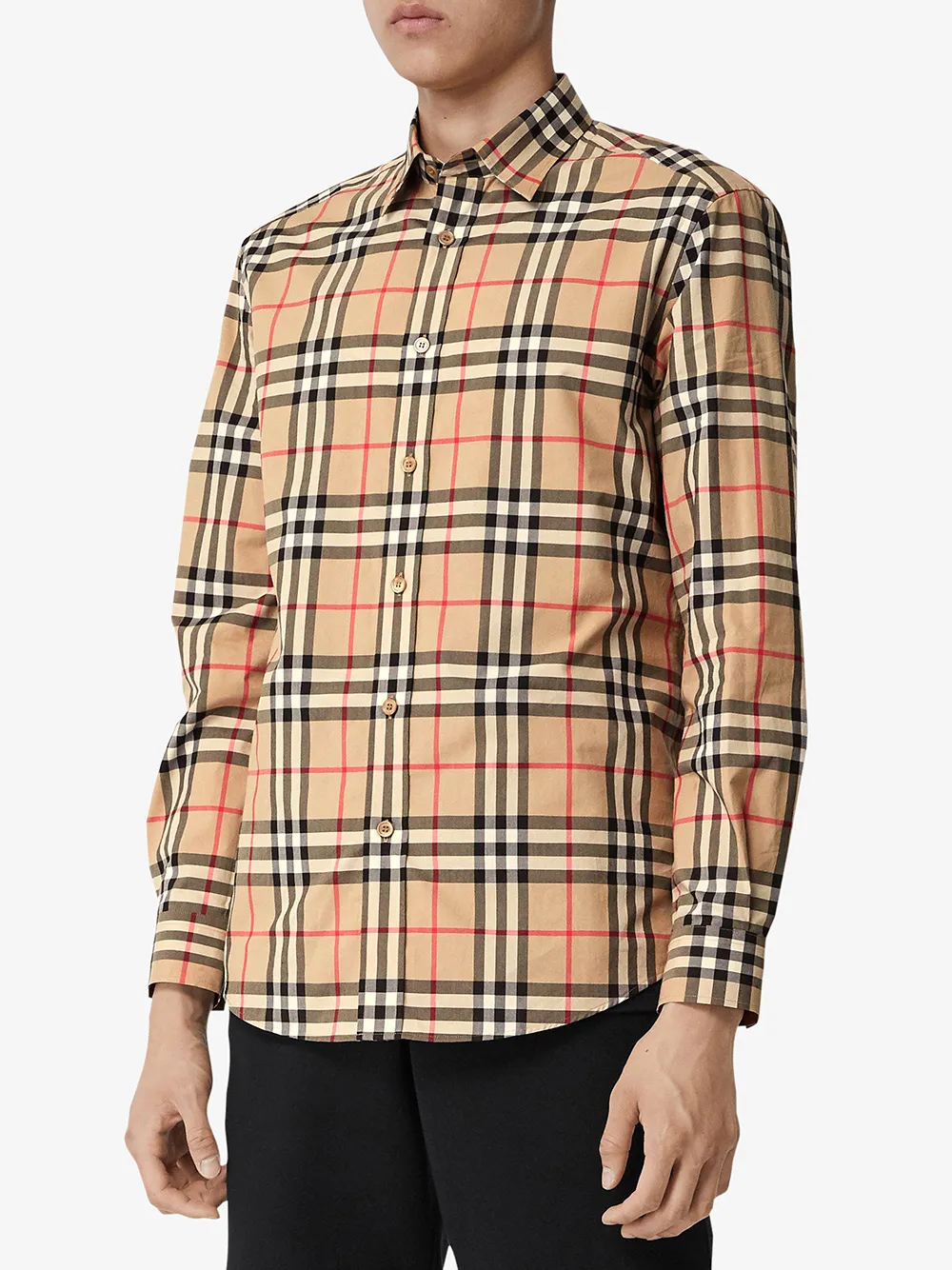 фото Burberry рубашка в клетку Vintage Check