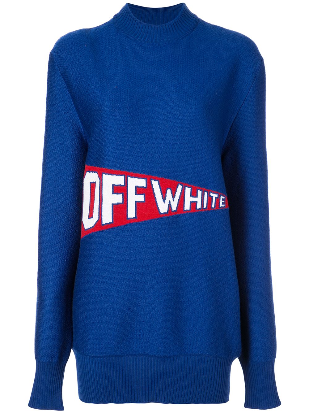 Image 1 of Off-White varsity style logo jumper