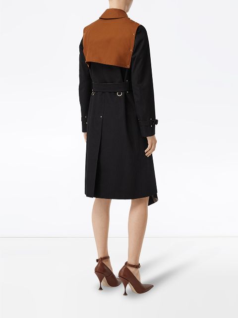 burberry two tone trench