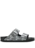 Birkenstock Arizona optic print sandals - Black