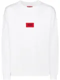 424 logo patch sweatshirt - White