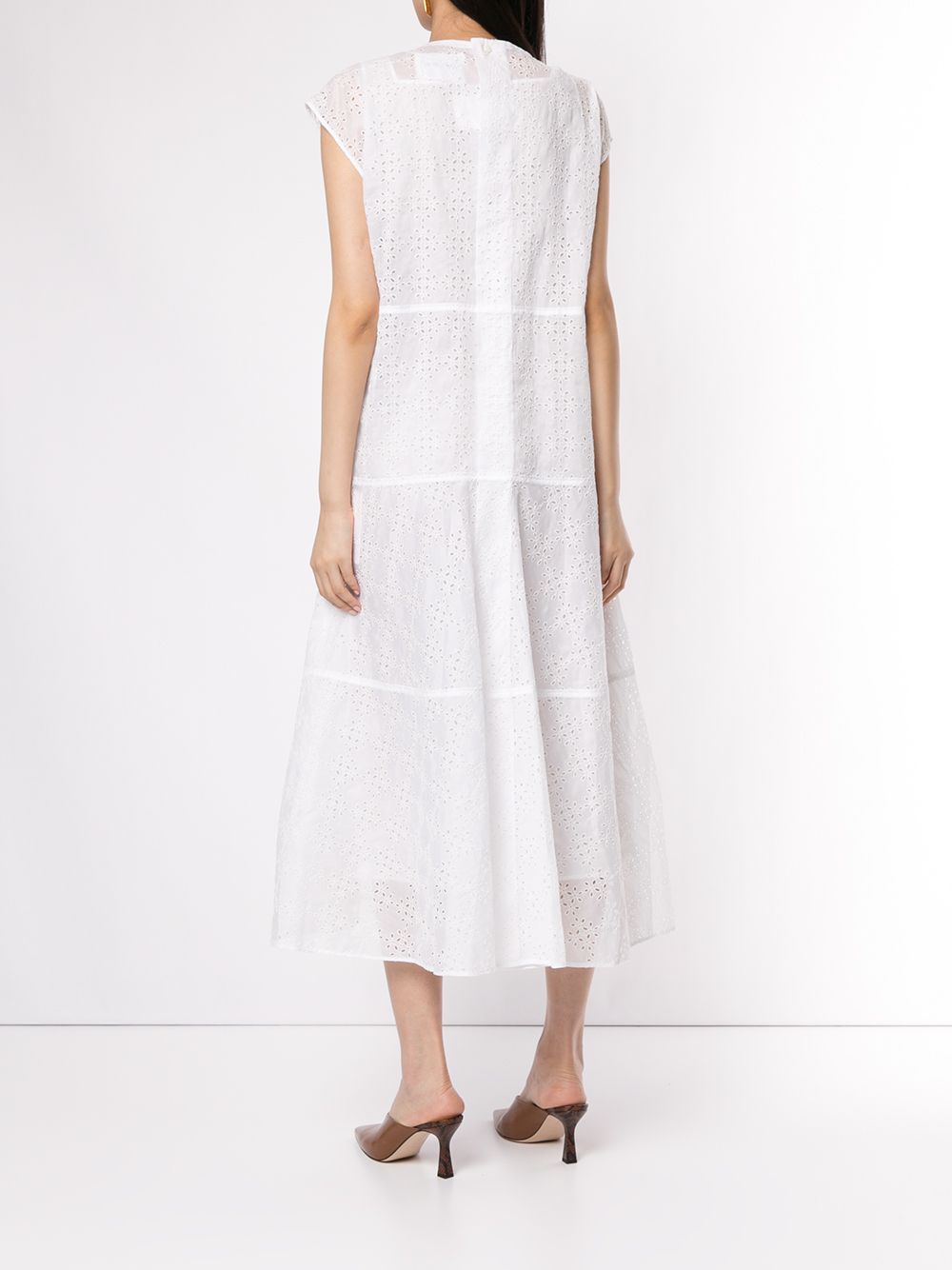 Jil Sander Sleeveless Poplin Midi Dress - Farfetch