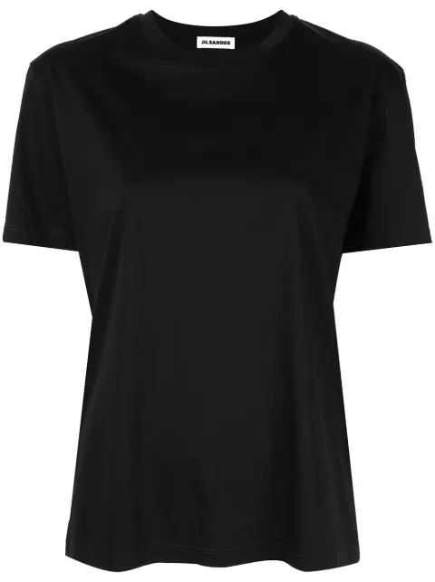 Click to view more detailed imagery on our partner's website Jil Sander Black Jersey T-shirt