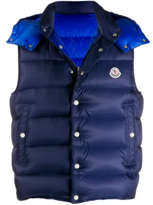 blue moncler bodywarmer