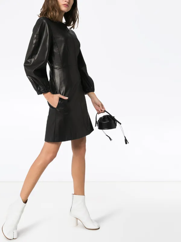 Tibi leather dress Clearance