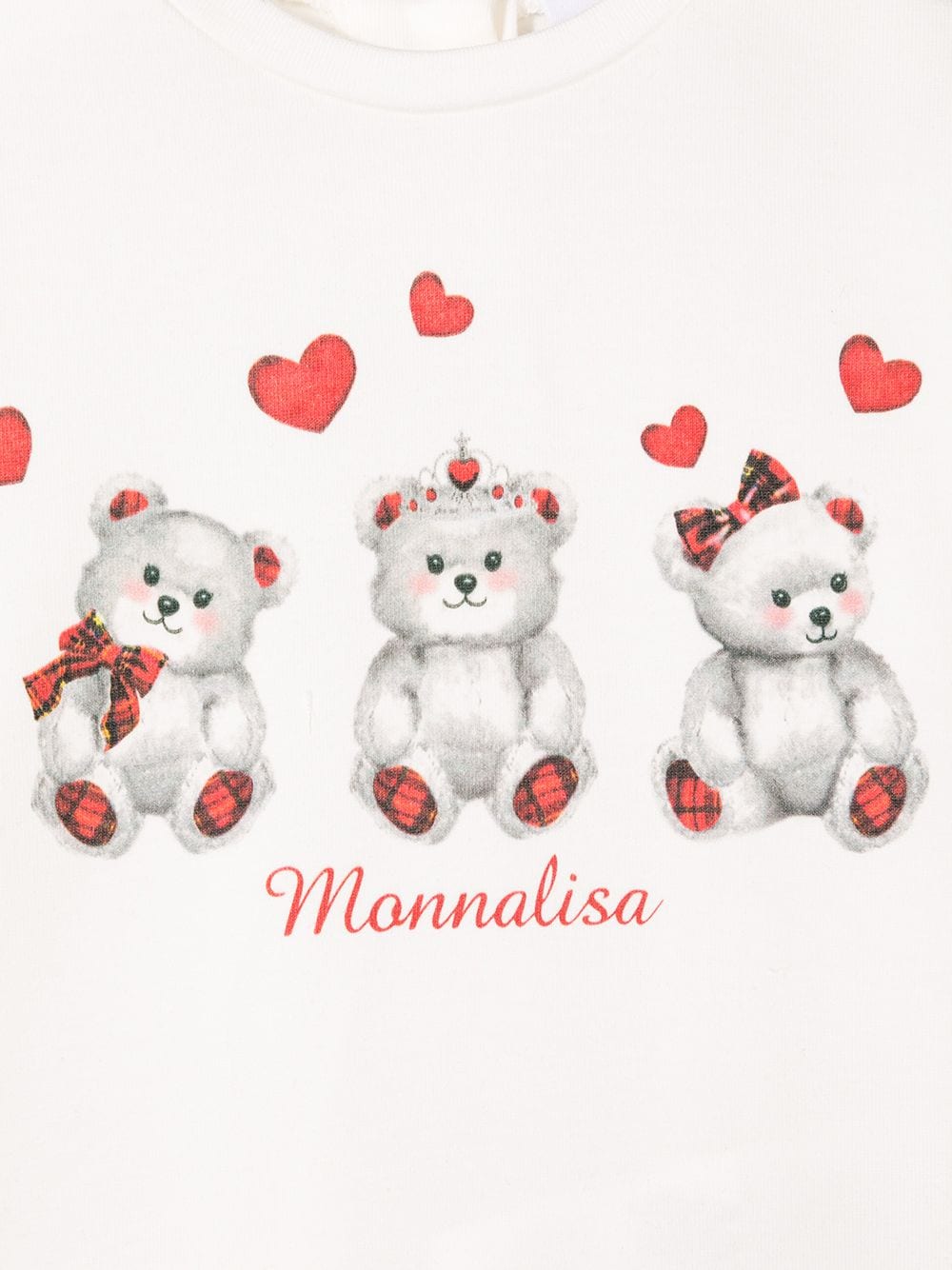 фото Monnalisa толстовка с принтом teddy bear