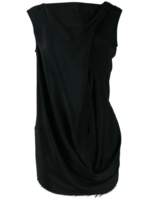 Rick Owens ruched effect tunic