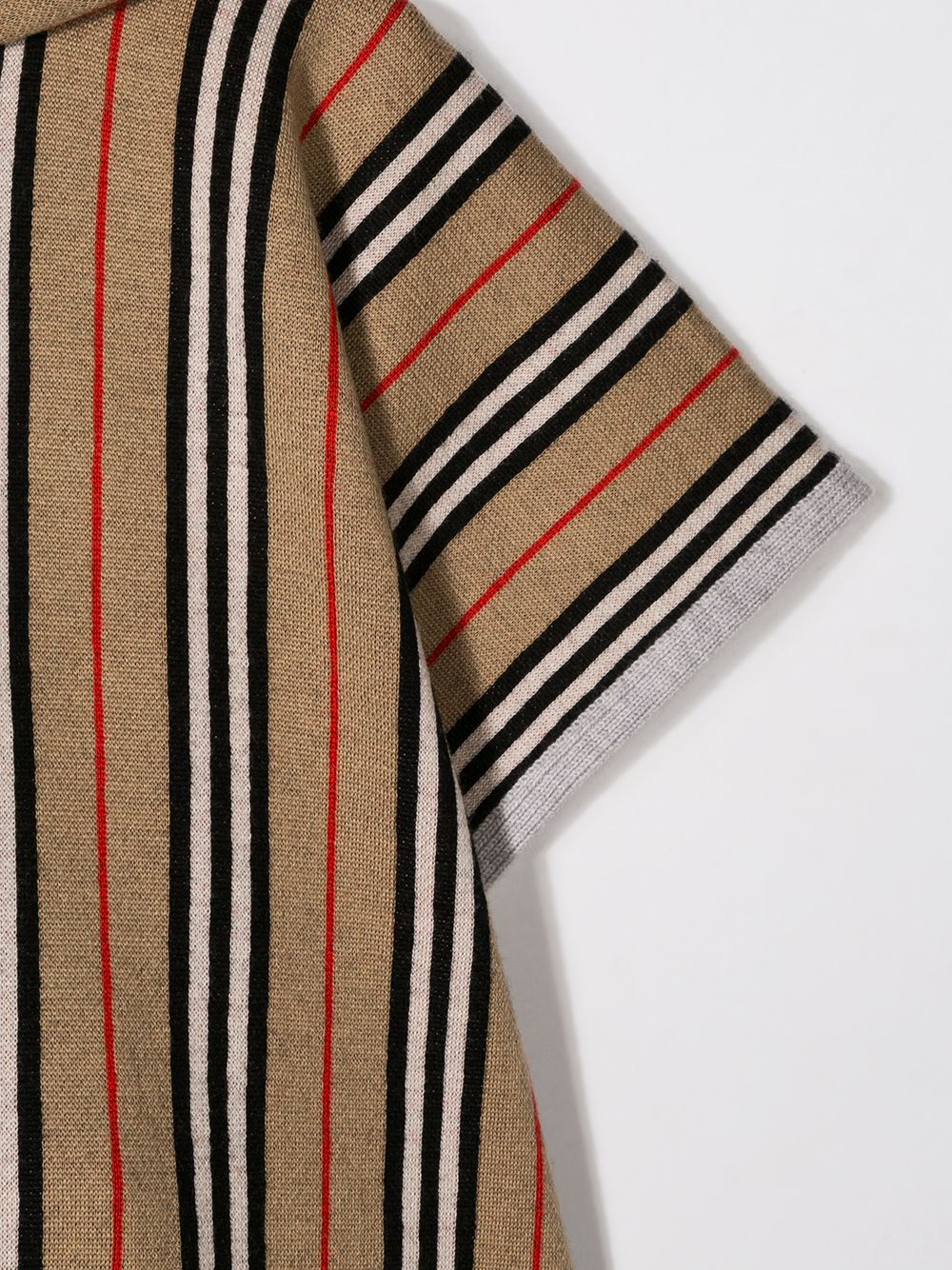 фото Burberry kids пончо в полоску icon stripe